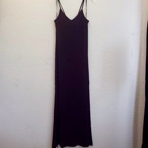 Black Maxi Dress, Spaghetti Strap